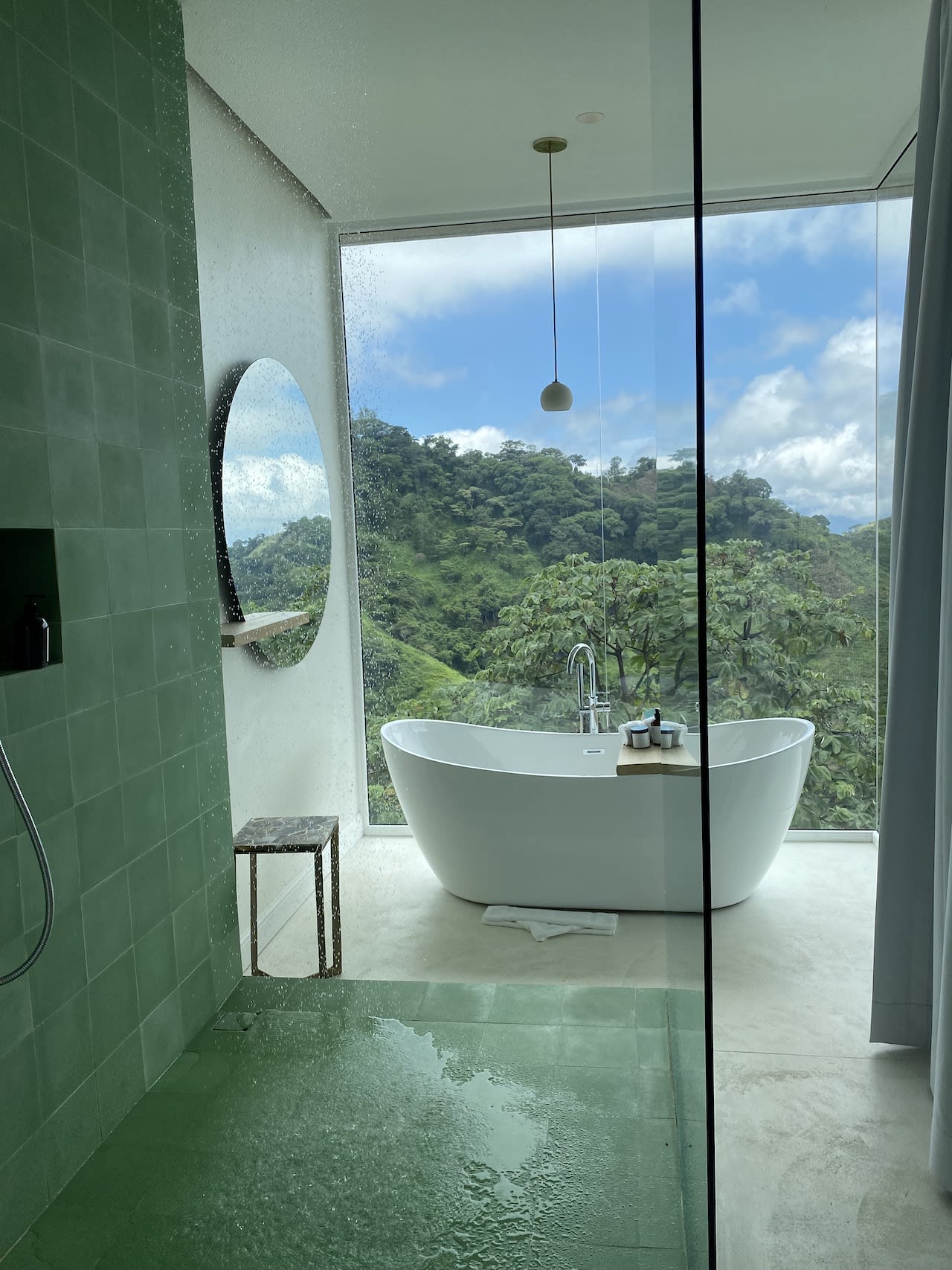 Bath tub with a view at The Retreat Costa Rica